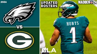 Eagles vs. Packers | Saquon Barkley, Josh Jacobs | 2024 - 2025 Rosters | Madden 24 PS5