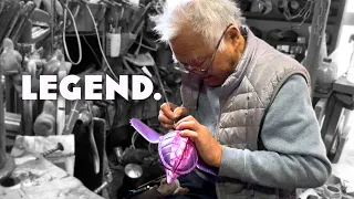 He's been painting JAPANESE TOYS for 60 YEARS.