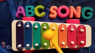 How to Play ABC Song on a Kids Xylophone -Sing Along