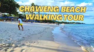 Chaweng Beach Walking Tour | Koh Samui Vlog (4K)