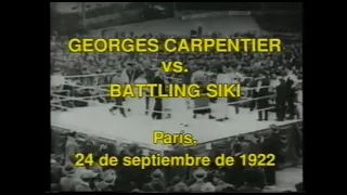 Georges Carpentier vs Battling Siki (en español)