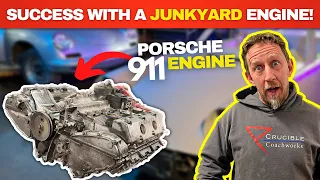 Junkyard Engine JACKPOT?! - Porsche 911 Engine Rebuild for 1974 Custom Car Restoration