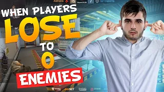 WHEN CS:GO PROS LOSE AGAINST THEMSELVES! (FUNNY MOMENTS)