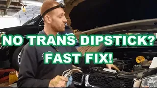 NO TRANS DIPSTICK FAST FIX 3.6L Chrysler Town and Country / Caravan 62TE check transmission fluid