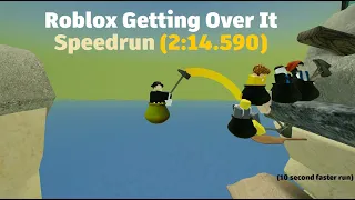 Getting Over It Roblox Speedrun (Former WR 2:14.59)