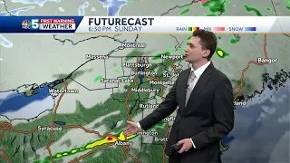 Video: Mild temps and a few thunderstorms possible on Sunday (3-5-22)