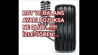 ROT BALANS BOZUKSA NE OLUR  araba videosu#Otokontrol