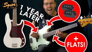 Geezer Butler Pickups with Flats?! | Squier Classic Vibe 60s Precision Bass [Re-review/Demo]