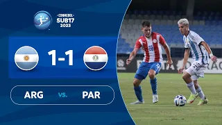 ARGENTINA vs. PARAGUAY [1-1] | RESUMEN | CONMEBOL SUB17 2023