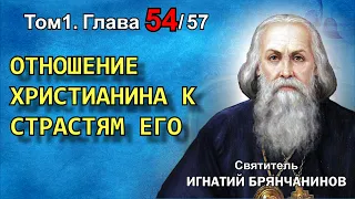 ТОМ 1. ГЛАВА 54. - "Отношение христианина к страстям его". Святитель Игнатий (Брянчанинов)