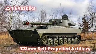 2S1 Gvozdika 122mm Self-Propelled Artillery