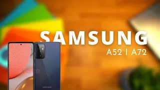 Samsung A52 A72 : IP 67, ÉCRAN 90/120 Hz, 4G/5G....!