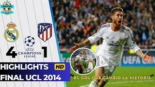 Real Madrid vs Atlético Madrid 4 - 1 Champions League Final 2014 | Full Highlights 4K Mariano Closs
