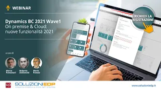 Webinar Dynamics BC 2021 Wave1 Onpremise e Cloud - Nuove Funzionalità 2021