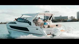 Aquila 36 Sport an outboard  catamaran cruising day boat with room for all!