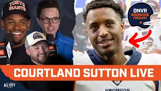 Courtland Sutton Excited for Minicamp, Helping Bo Nix & Wilson Drama