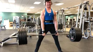 18 YEAR OLD DEADLIFTS 500LBS AND SQUATS 405LBS @ 163 POUNDS BODYWEIGHT