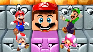 Mario Party 10 - Brothers  Minigames - Mario vs Toad vs Toadette vs Luigi