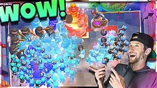 MASS BOMBER + MASS RASCALS!? CLASH ROYALE NICK + MOLT