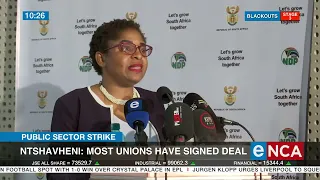 Public sector strike | Government says most unions have signed wage deal