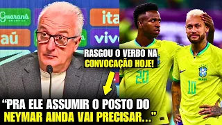 🚨 EITA! Olha o que o DORIVAL falou HOJE sobre VINI JR TOMAR O LUGAR DE NEYMAR!