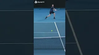 Luckiest Tennis Serve Ever 😳 #Shorts