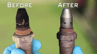 Cleaning o2 sensor without removing it/Cleaning oxygen sensor with carb cleaner/TOYOTA Camry 2017