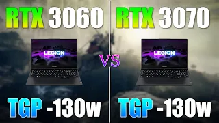 RTX 3060 Laptop vs RTX 3070 Laptop - Test in 4 Games - How Big is The Difference?