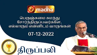 🔴 LIVE  07 December  2022 Holy Mass in Tamil 06:00 PM (Evening Mass) | Madha TV