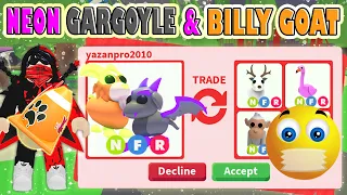 TRADING NEON GARGOYLE 🐉 & BILLY GOAT 🐐 IN NEW ADOPT ME URBAN EGG UPDATE! ROBLOX