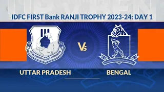 Ranji Trophy 2023/24_ Uttar Pradesh vs Bengal Day 1: Match Highlights#bengalcricket#cab#ranjitrophy