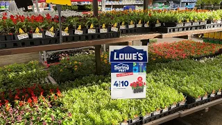 NEW ARRIVALS Shop with me at Lowes Garden Center