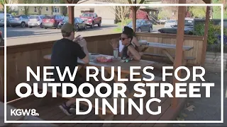 City of Portland to tighten rules for outdoor street dining permits