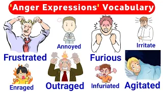 Anger Expressions : english vocabulary | Vocabulary with Pictures | listen and practice