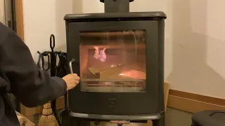 🪵薪ストーブ🪵本日も着火していきます🔥🔥Wood-burning stove🔥