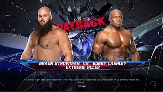 WWE 2K22 Braun Strowman vs. Bobby Lashley