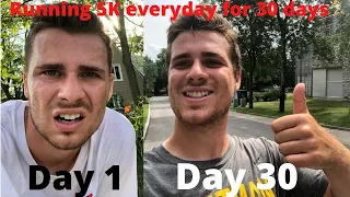 I ran 5KM everyday for 30 DAYS, here's what happened!
