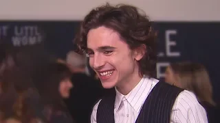 Timothee Chalamet REACTS to Being Named Best Dressed Man of 2020 (Exclusive)