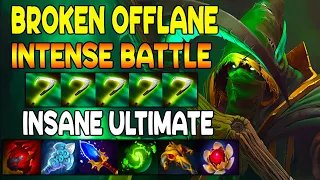 BROKEN OFFLANE - INTENSE BATTLE - INSANE ULTIMATE - FULL TEAM FIGHT - DOTA 2 GAMEPLAY