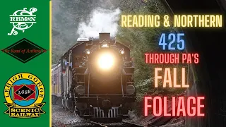 Reading & Northern 425 through PA's fall foliage