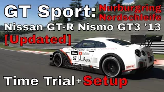 Gran Turismo Sport: Nissan GT-R Nismo GT3 '13 - Nurburgring Nordschleife [w/ BoP] [6:33.526] + Setup