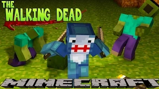Minecraft THE WALKING DEAD - ZOMBIES ATTACK THE CAMP!!!