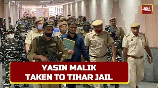 Yasin Malik Taken To Jail After Verdict On Terror Funding Case, High Security Alert In Kashmir