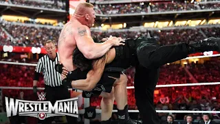 FULL MATCH - Brock Lesnar vs. Roman Reigns vs. Seth Rollins - Triple Threat Match:WrestleMania 31