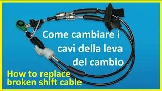 How to replace broken SHIFT CABLE