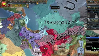 EU4 1.32.1 True Heir of Timur in 3:27:06 Hours