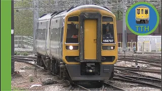 Class 158 arrives at Leeds