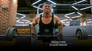 Тренировка мышц спины. Далер Исматов.