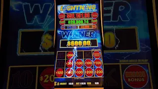 HUGE $100 BET ⚡ LIGHTNING DOLLAR CASH JACKPOT #shorts