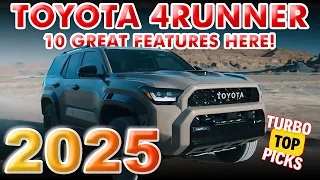 2025 TOYOTA 4RUNNER LINEUP: EVERYTHING YOU NEED TO KNOW